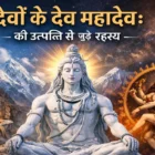 भगवान शिव की उत्पत्ति का रहस्य दर्शाता महादेव का आध्यात्मिक चित्र