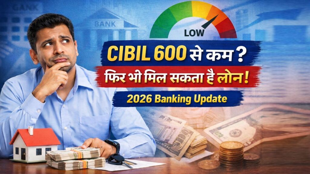 CIBIL 600 से कम होने पर भी पर्सनल लोन Approval कैसे मिलता है – 2026 Banking Update