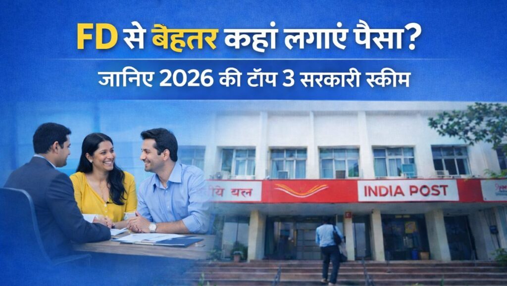 FD से बेहतर निवेश विकल्प 2026 की टॉप सरकारी स्कीम