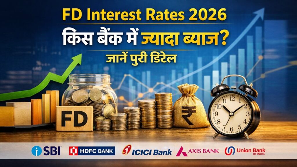 FD Interest Rates 2026 SBI HDFC ICICI Axis Union Kotak Yes Bank ब्याज दर