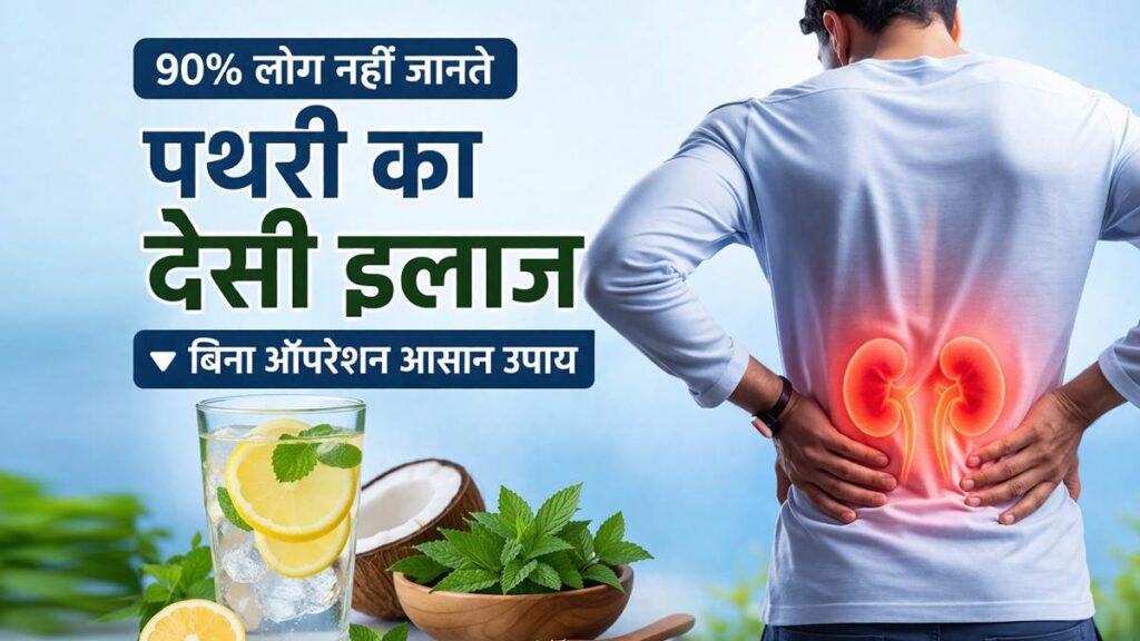 किडनी स्टोन के लिए देसी इलाज और बिना ऑपरेशन राहत के उपाय