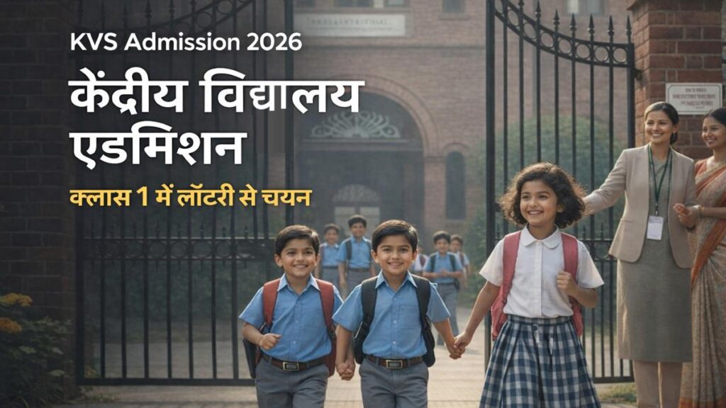 केंद्रीय विद्यालय एडमिशन 2026 लॉटरी सिस्टम