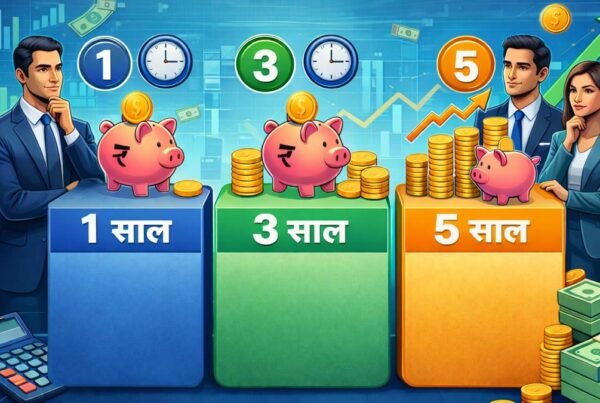 फिक्स्ड डिपॉजिट निवेश रणनीति को दर्शाता प्रोफेशनल फाइनेंशियल इमेज