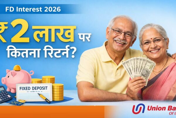 यूनियन बैंक 400 दिनों की FD पर ₹2 लाख निवेश का रिटर्न और ब्याज कैलकुलेशन 2026